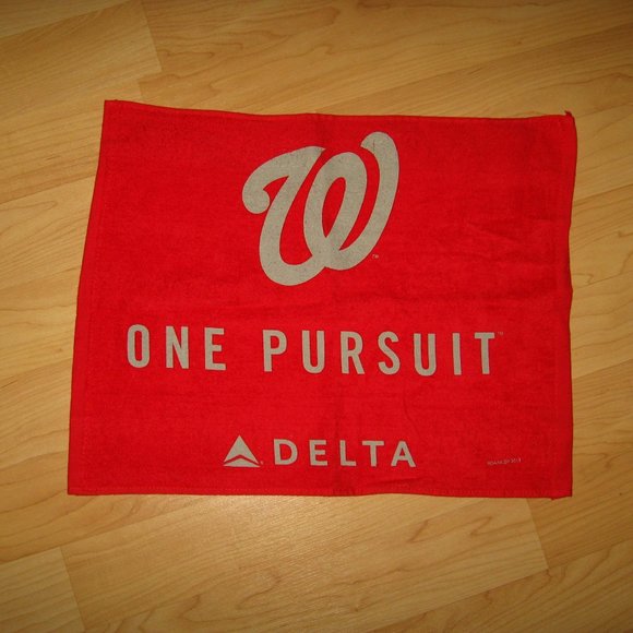 ✈️⚾️ Washington Nationals Delta Airline Rally Rag Towel - Picture 1 of 4